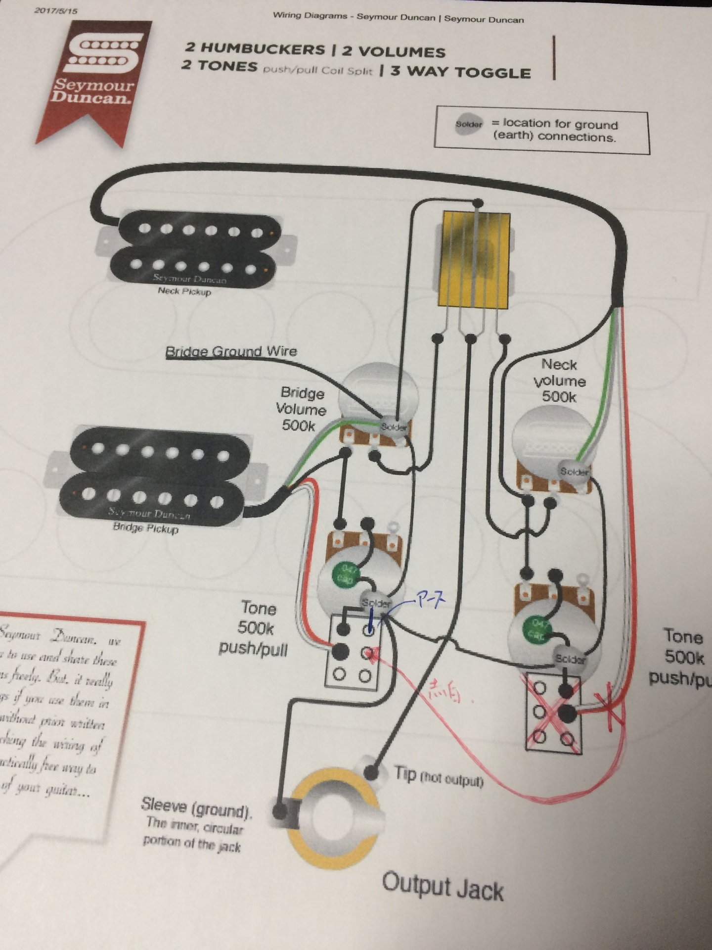 SEYMOUR DUNCAN SH-PG PEARLY GATES コイルタップ: 全力とびきりギター